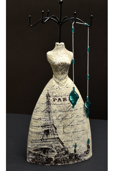 Handmade design brillenkoordje, turquoise kralen